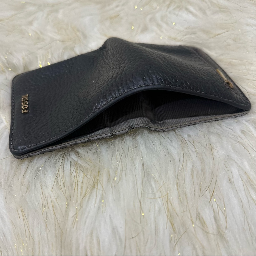 Authentic Fossil Small Wallet/Fossil Leather Wall… - image 7